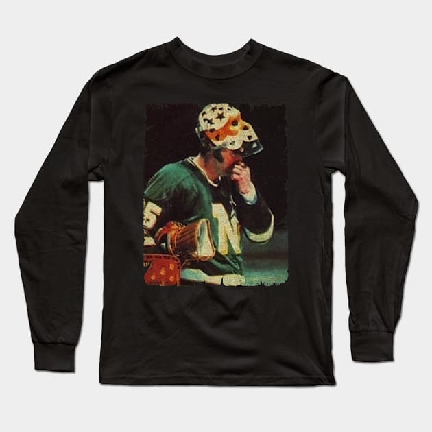 Gary Smith - Minnesota North Stars, 1977 Long Sleeve T-Shirt by Momogi Project